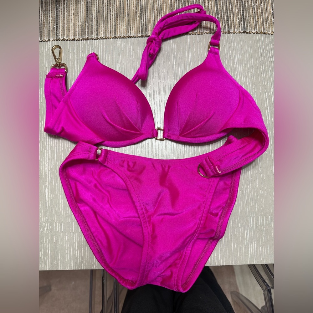 NIB, Pixton Vibrant Pink Bikini Set
